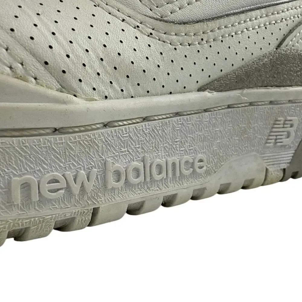 New Balance 550 Rain Cloud Men's White Gray Low Top Sneakers Shoes M-7 W-8.5